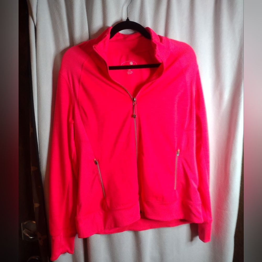 🔥Bright Orange Athletic Jacket